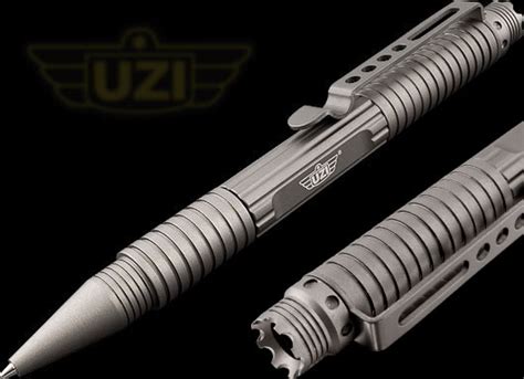 ปากกาแทคติคอล UZI Tactical Pen, Gun Metal (UZI-TACPEN1-GM)