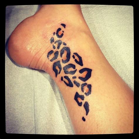 Cheetah Tattoo On Side Of Foot And Leg Baby Tattoos Foot Tattoos Cute
