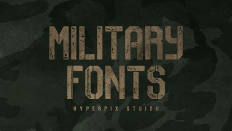 Military Stencil Font Usmc