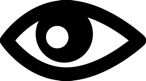 Eye Shape Variant Interface View Symbol Comments Icon 980x544 Png