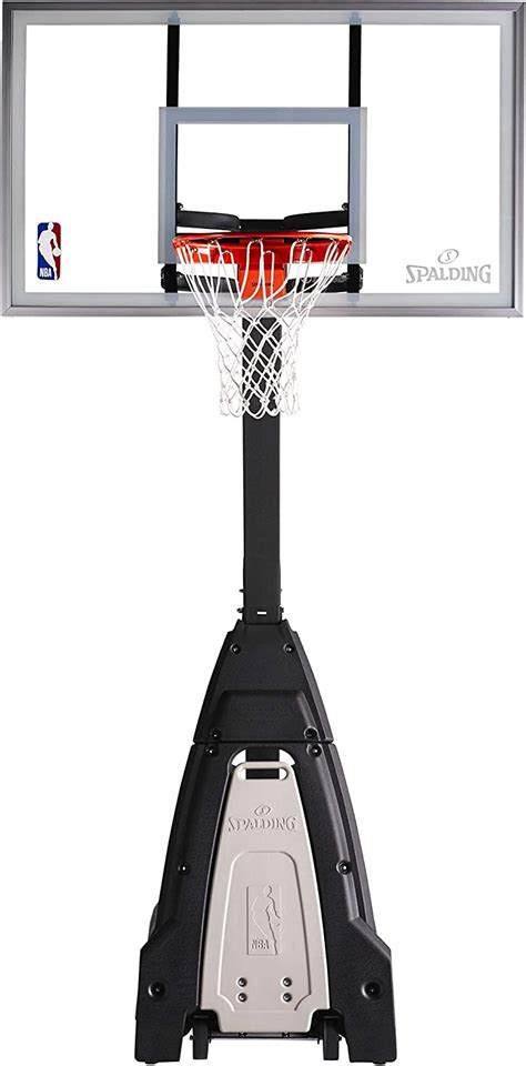 Spalding The Beast Glass Portable Basketball System Basketballs