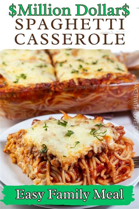 Million Dollar Spaghetti Casserole An Easy Flavorful Dinner