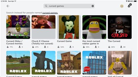 Playing Cursed Roblox Games Youtube