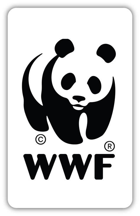 World Wildlife Fund Sticker Decal 3 X 5 Ebay