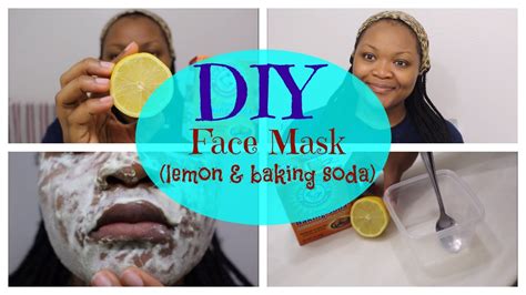 Diy Face Mask Baking Soda And Lemon Youtube
