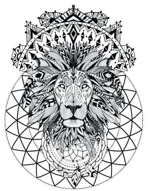 50 Difficult Lion Coloring Pages For Adults  Shudley