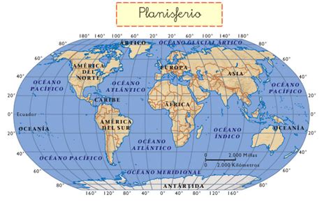 Total Imagen Mapa Planisferio Con Paralelos Y Meridianos Con Nombres Thptletrongtan Edu Vn
