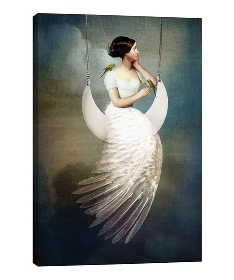 Catrin Welz Stein Catrin Welz Stein To The Moon And Back Wrapped Canvas