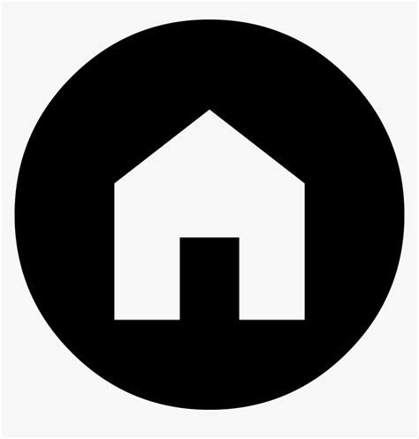 Home Logo Images Black Home Button Transparent Background Hd Png