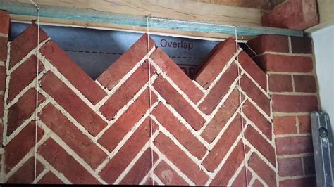 The Fine Art Of Brickwork Herringbone Panel Youtube