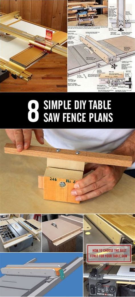 8 Simple Diy Table Saw Fence Plans You Can Build In Less 1 Hour