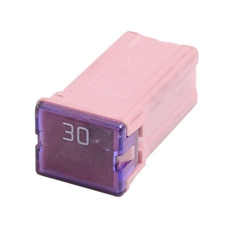 Mini Pink Plastic Shell Female Pal Fuse 30a For Automotive Cars N3