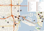 Miami tourist map - Tourist map of Miami (Florida - USA)