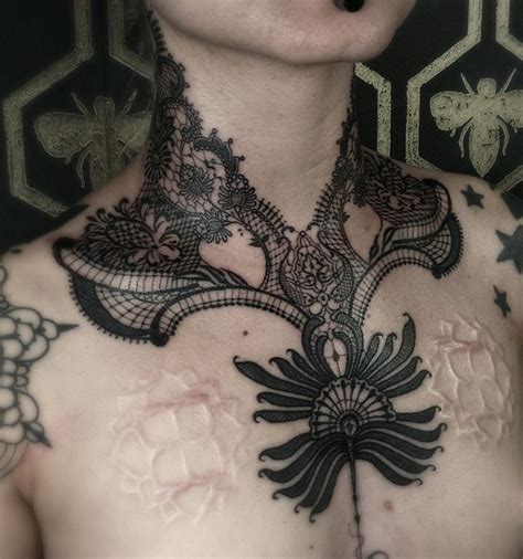 50 Remarkable Lace Tattoo Designs
