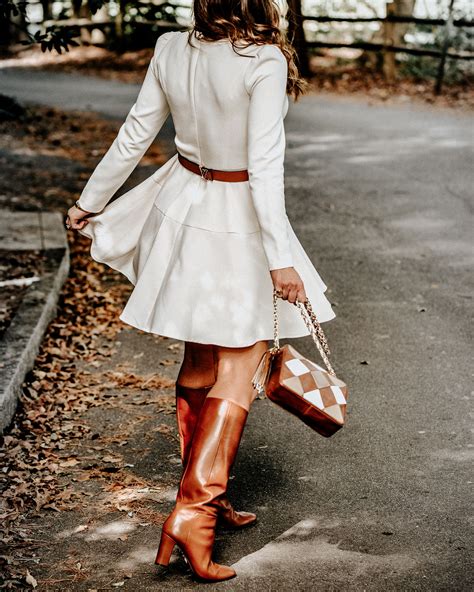 Style Your Winter White With Brown Elegantedge Autumn Fashion