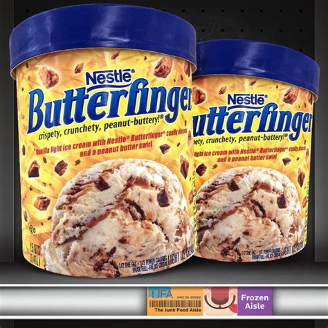 Nestle Butterfinger Ice Cream The Junk Food Aisle