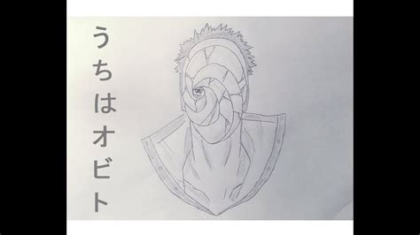Drawing Obito Uchiha Tobi Naruto Speed Drawing Hd Youtube