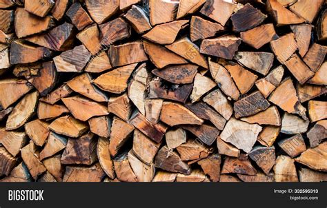 Wood Chopped Arranged Image And Photo Free Trial Bigstock