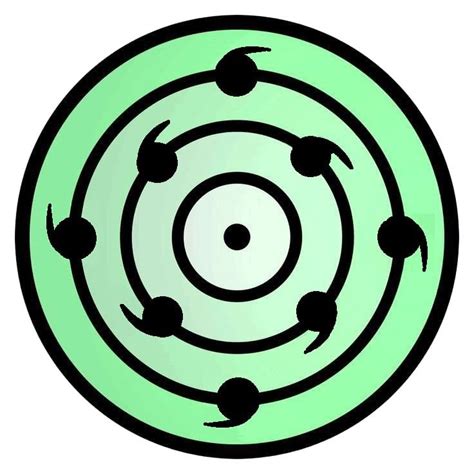A Green Circle With Black Dots In The Center