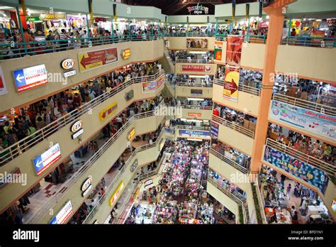 Crowded Mangga Dua Shopping Mall In Jakarta Indonesia Stock Photo