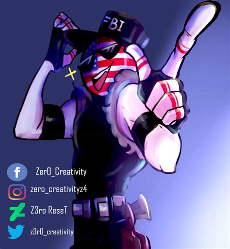 Usa Countryhumans By Z3roreset On Deviantart