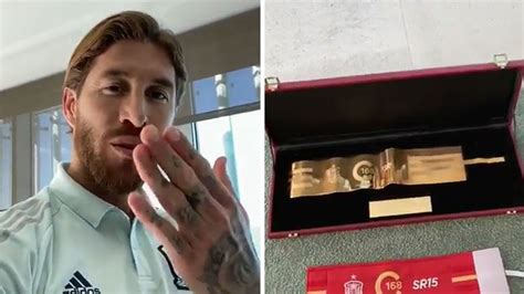 Spain Sergio Ramos Awarded Golden Armband After Breaking Spain