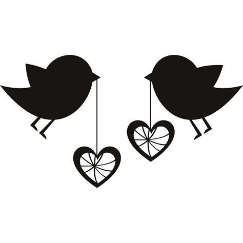 Love Bird Clipart Silhouette Free Download On Clipartmag