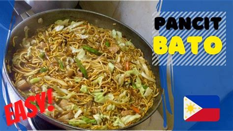 How To Cook Pancit Bato Bicolano Dish Easy Recipe Youtube
