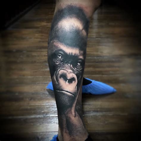 Tattoo Gorillas Gorilla Portrait Tattoo Tattoos Work Tatuajes
