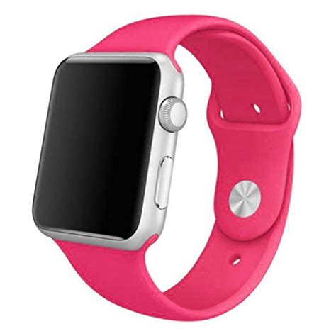 They are available in stainless steel or black color. Apple Watch Band, Creazy® Sports Silicone Bracelet Strap ...