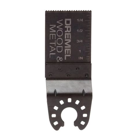 Dremel 1 18 In Multi Max Bi Metal Flush Cut Oscillating Tool Blade