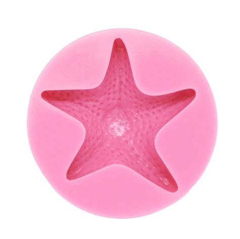 Large Starfish Sea Star Shell Cake Decorating Silicone Mould Cakers