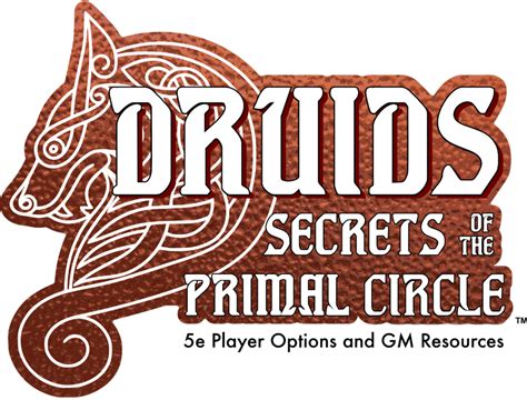 Druids Secrets Of The Primal Circle Hbg Homebrewed Games Llc