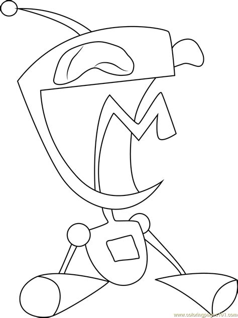 Https://wstravely.com/coloring Page/invader Zim Coloring Pages