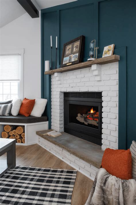 Great Idea Excellent Diy Home Remodeling Brick Fireplace Makeover