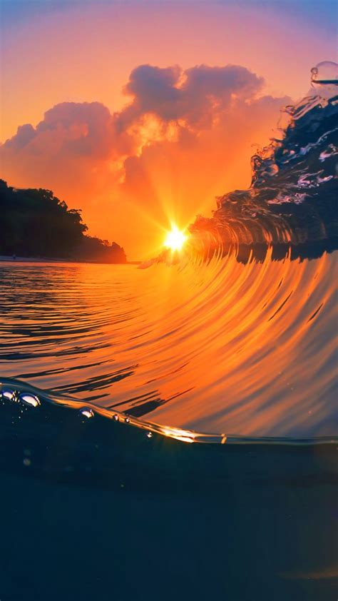 Sunset Wave Wallpapers Top Free Sunset Wave Backgrounds