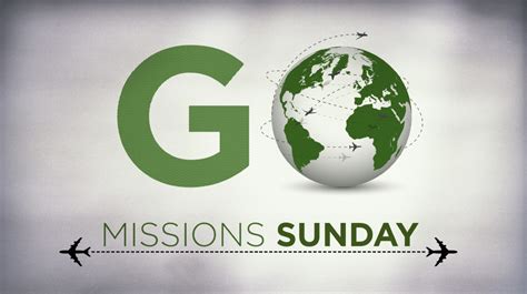 Missions Sunday Pfwb