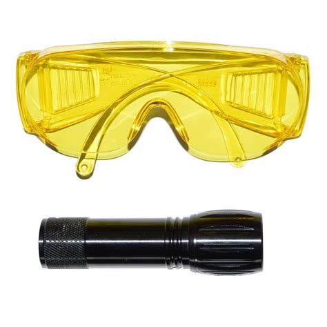 Uv Light And Glasses For Ac Gas Leak Detection For Sale