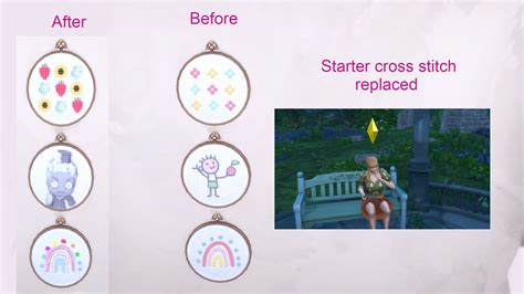 Mod The Sims Starter Cross Stitch Replacement