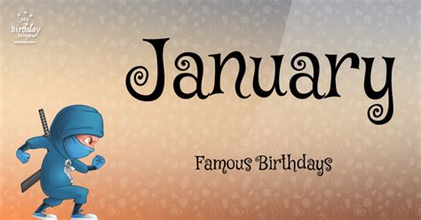 Sizzling List Of 7519 Famous January Birthdays