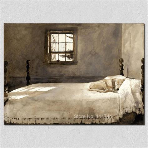 Modern Wall Art Master Bedroom By Andrew Wyeth Handmade Oil Painting On