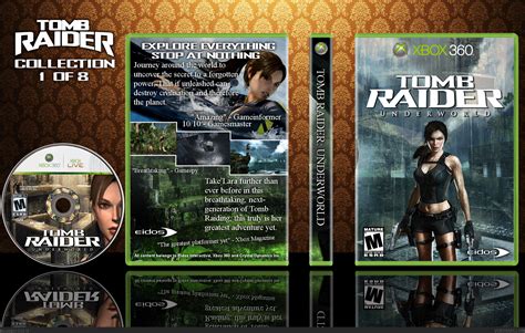 Tomb Raider Underworld Xbox 360 Box Art Cover by Leegion