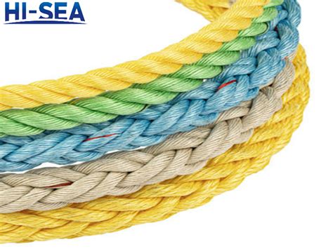Marine Polypropylene Multi Color Mooring Rope Fishing Net Rope