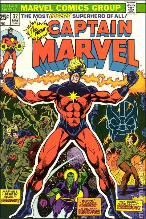 Captain Marvel 32 1974 Jim Starlin Rclassicmarvelcovers