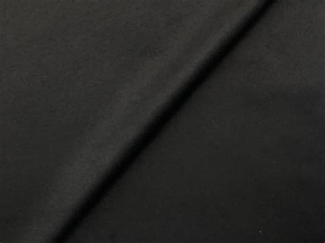 Italian Wool Lightweight Melton In Black Bandj Fabrics