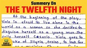 Twelfth Night Summary In English 500 Words || The Twelfth Night By ...