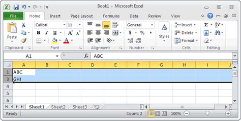 How To Unhide Rows In Excel 2010