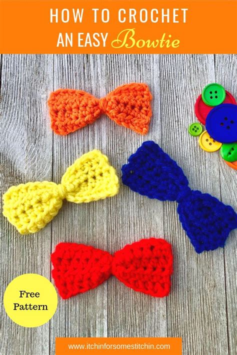 How To Crochet An Easy Bow Itchin For Some Stitchin Crochet Bow