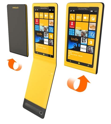 Designer Cria Conceito De Smartphone Flip Da Alcatel Com Windows Phone