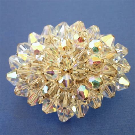 Vintage Aurora Borealis Crystal Pin From 2heartsjewelry Rl On Ruby Lane